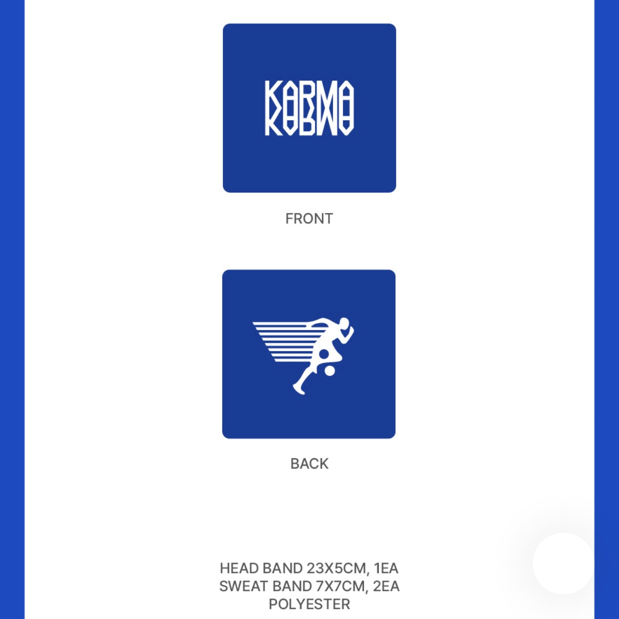 (PRE-ORDER) STRAY KIDS - HEAD BAND & SWEAT BAND SET - KARMA POP-UP MERCH - LightUpK