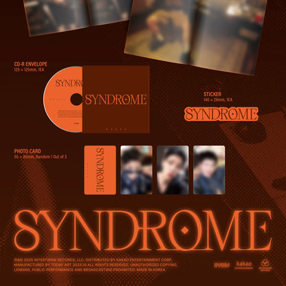 (PRE-ORDER) WONHO - 1ST FULL ALBUM [SYNDROME] (3 VERSIONS) RANDOM - LightUpK