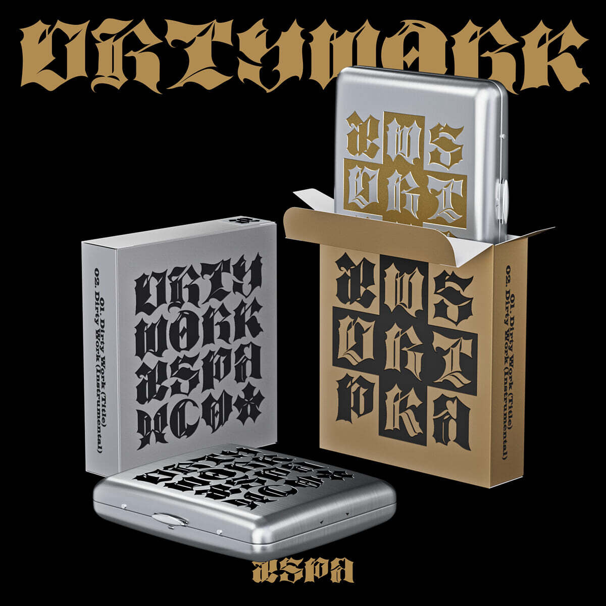 AESPA - SINGLE [DIRTY WORK] (DIRTY CASE VER.) (2 VERSIONS) - LightUpK