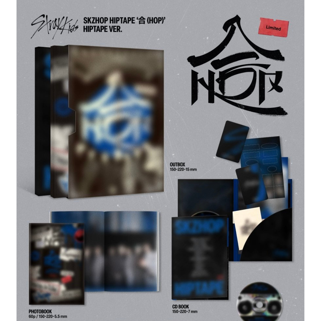 (PRÉCOMMANDE) STRAY KIDS - SKZHOP HIPTAPE [合 (HOP)] (HIPTAPE VER.) (LIMITED VER.)