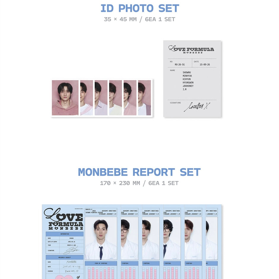 (PRE-ORDER) MONSTA X - 2026 SEASON'S GREETINGS [LOVE FORMULA MONBEBE]