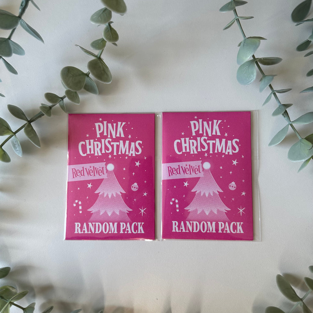 (2 PACK) RED VELVET - PINK CHRISTMAS RANDOM PACK SM TRADING CARDS