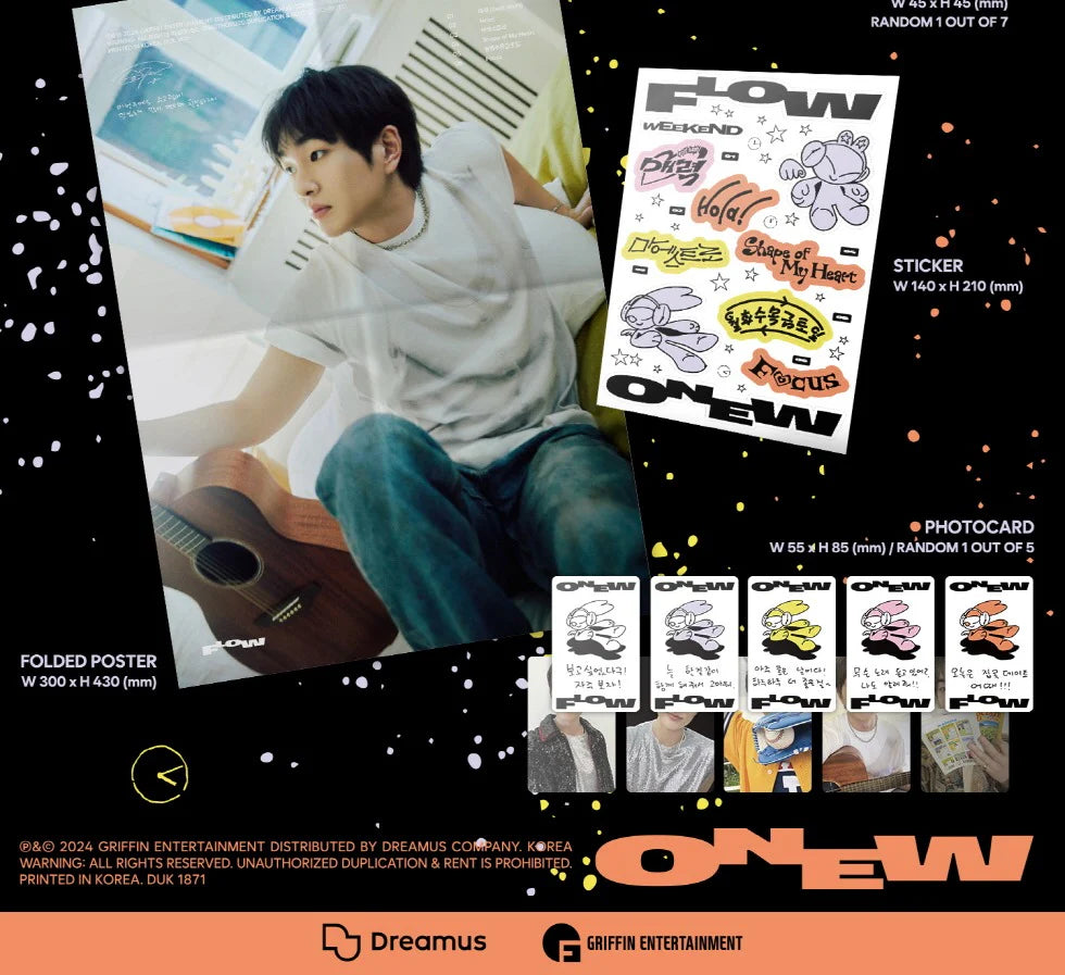 ONEW - 3RD MINI ALBUM [FLOW] (2 VERSIONS)