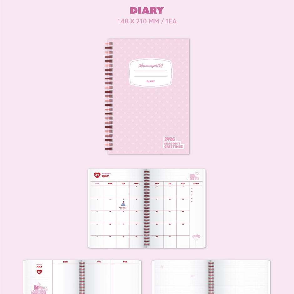 (PRE-ORDER) MONSTA X - MONMUNGCHI X - 2026 SEASON'S GREETINGS