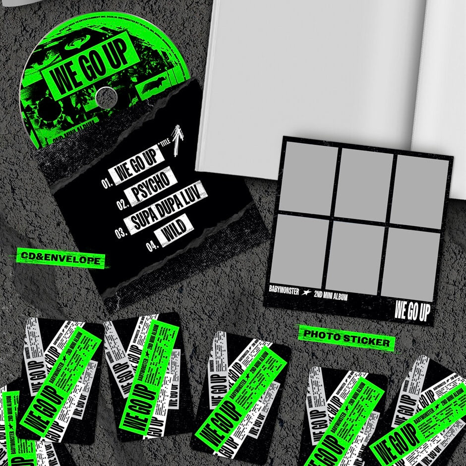 (PRE-ORDER) BABYMONSTER - WE GO UP (3 VERSIONS) - LightUpK