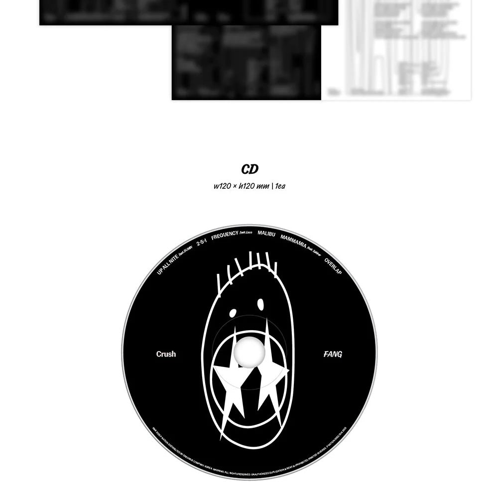 Crush - FANG Vinyl LP 新品 Crush - FANG [EP Album] - K PLACE
