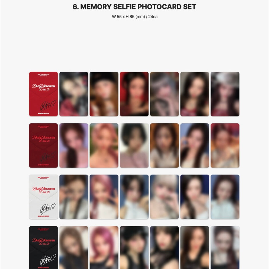 (PRE-ORDER) BABYMONSTER - ERA II | BABYMONSTER 2ND ANNIVERSARY MEMORY PACK - LightUpK