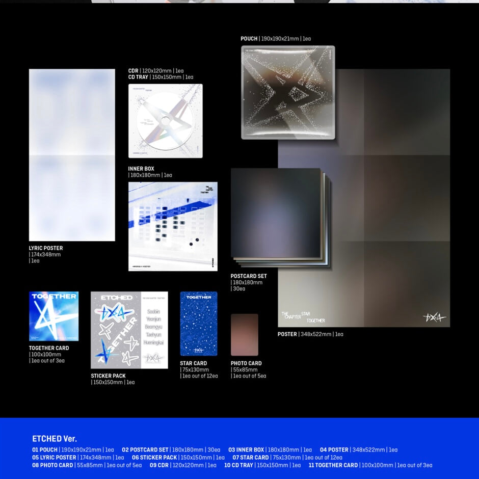 TOMORROW X TOGETHER (TXT) - THE STAR CHAPTER: TOGETHER (3 VERSIONS) - LightUpK