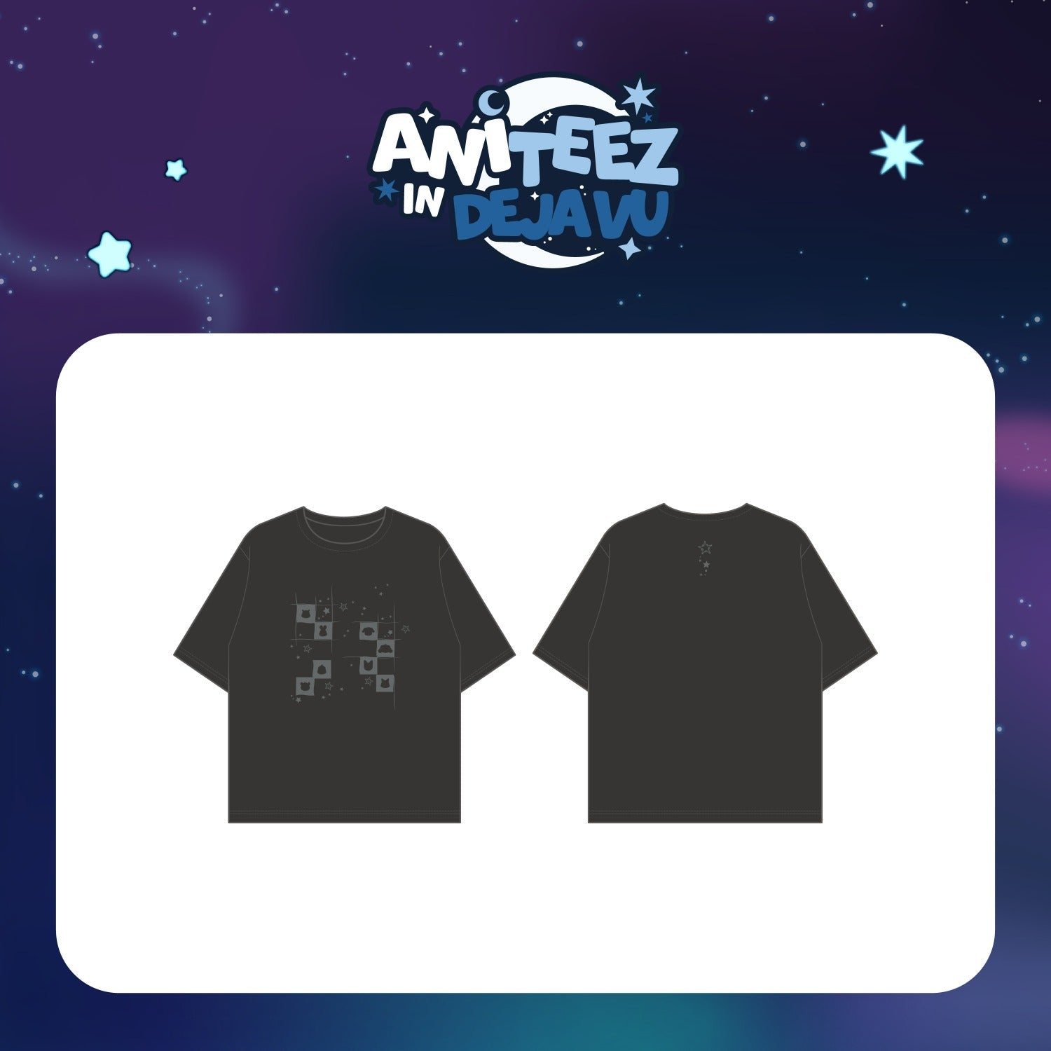 (PRE-ORDER) ATEEZ X ANITEEZ POP-UP [ANITEEZ IN DEJAVU] MD - T-SHIRT (2 SIZES)