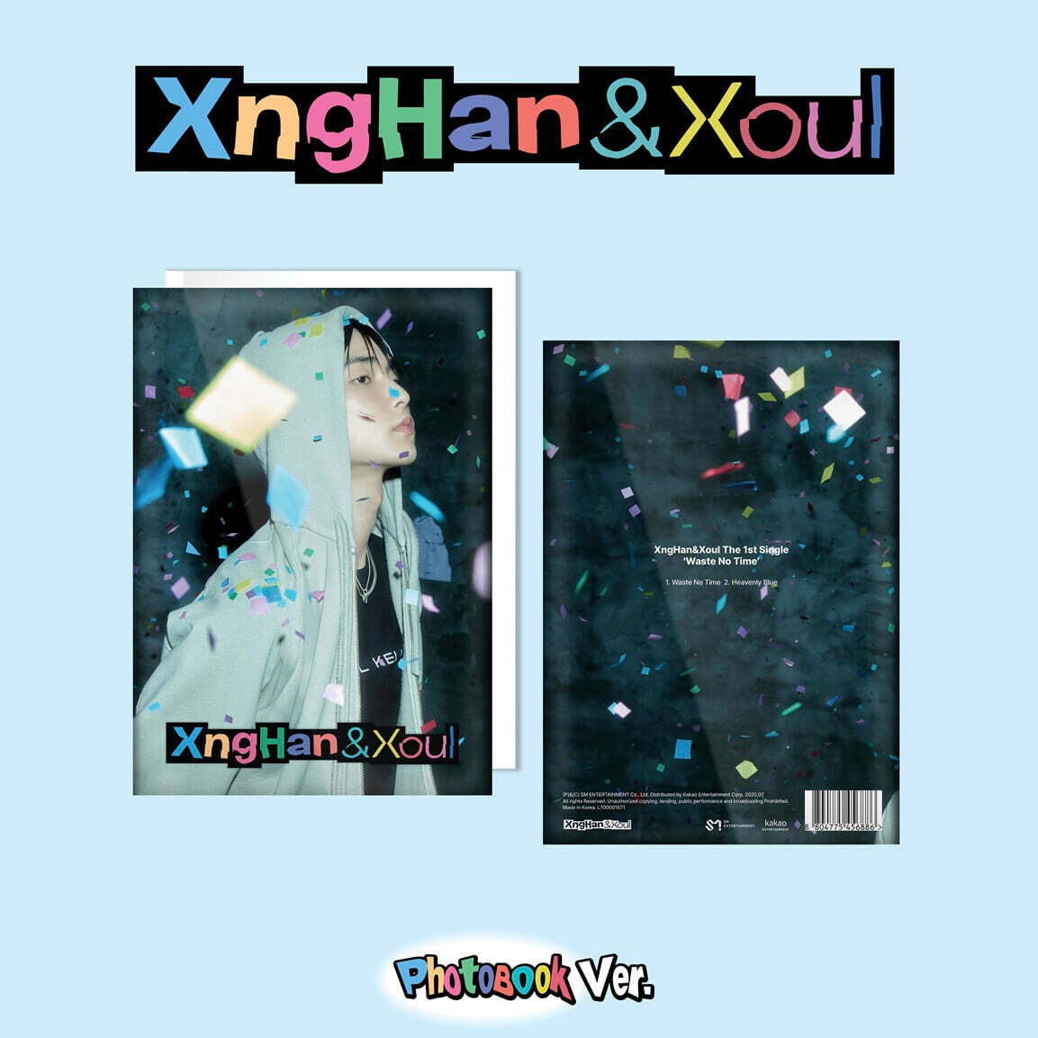 XNGHAN&XOUL - 1ST SINGLE ALBUM [WASTE NO TIME] (PHOTO BOOK VER.) - LightUpK