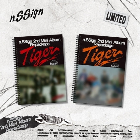 N.SSIGN - 2ND MINI ALBUM REPACKAGE [TIGER] (2 VERSIONS)