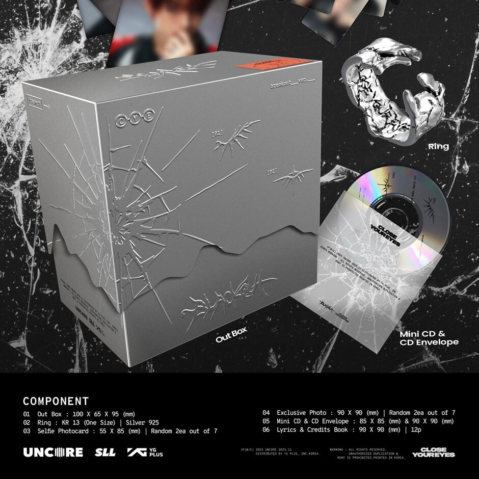 (PRE-ORDER) CLOSE YOUR EYES - THE 3RD MINI ALBUM [BLACKOUT] (BREAKOUT VER.) - LightUpK