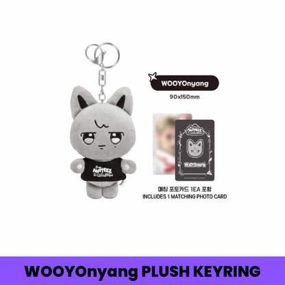 ATEEZ - ANITEEZ IN THE CALLING - THE CALLING ANITEEZ PLUSH KEYRING (8 VERSIONS)