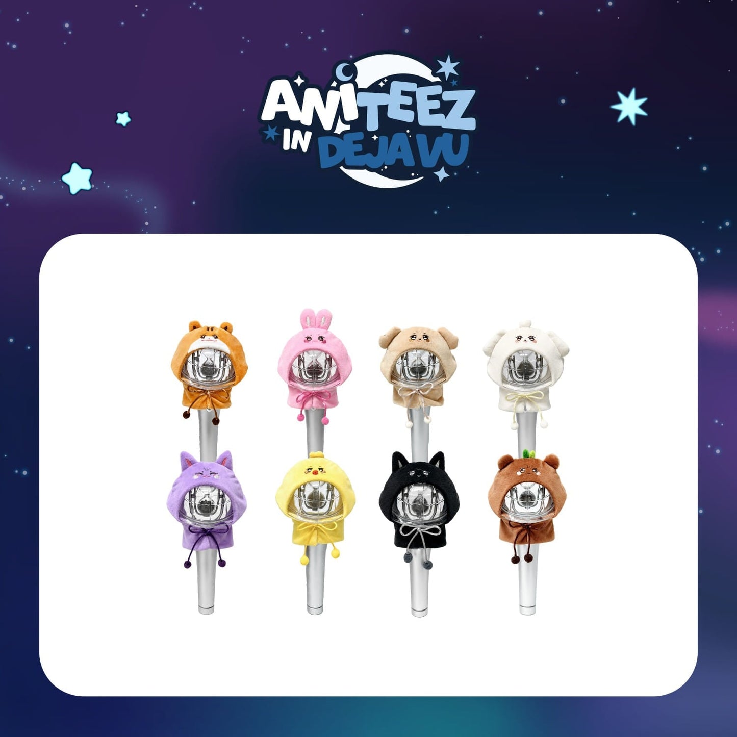 (PRE-ORDER) ATEEZ X ANITEEZ POP-UP [ANITEEZ IN DEJAVU] MD - LIGHT STICK COVER (8 VERSIONS)