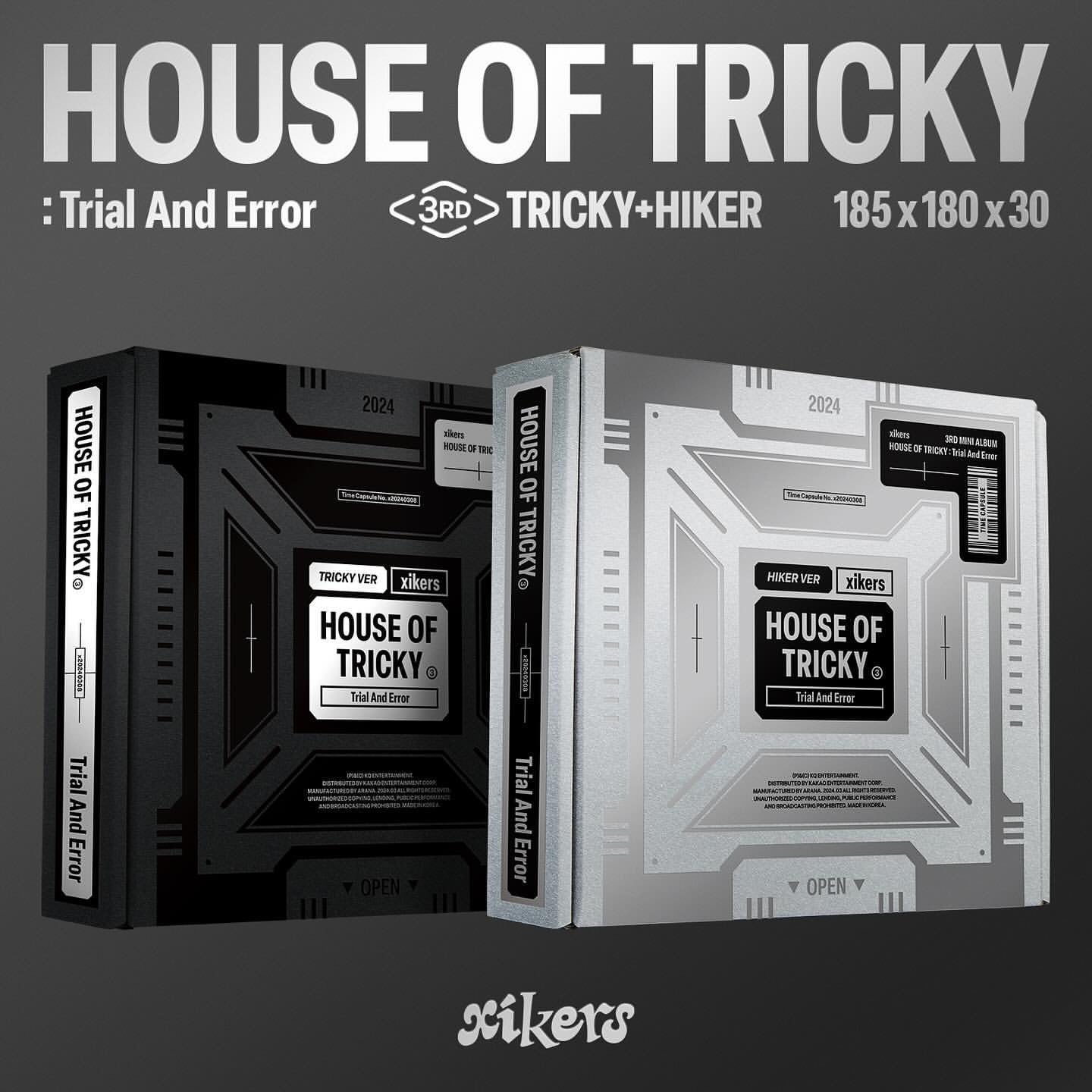 XIKERS - HOUSE OF TRICKY : TRIAL AND ERROR (2 VERSIONS)