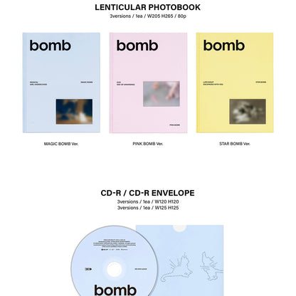 ILLIT - 3RD MINI ALBUM [BOMB] (3 VERSIONS) - LightUpK