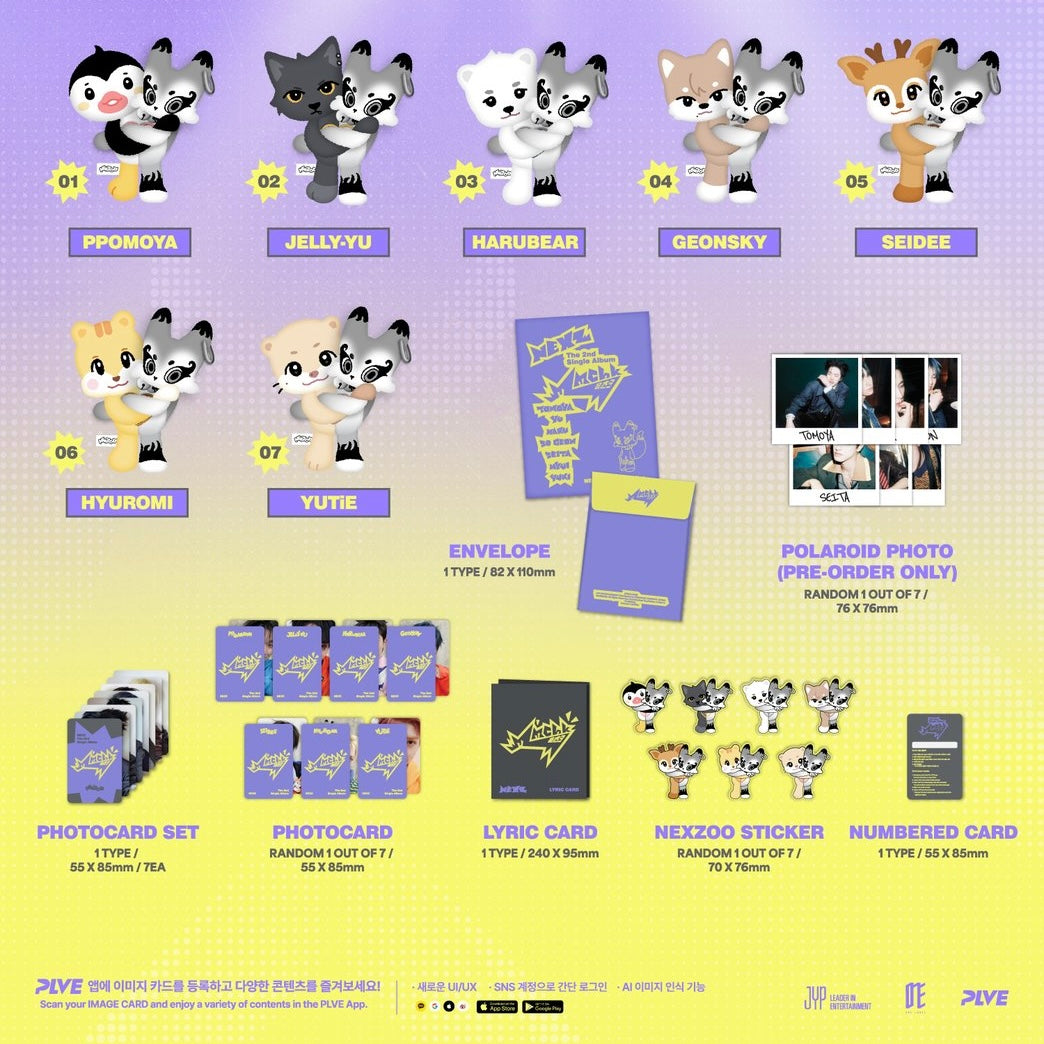 (PRE-ORDER) NEXZ - 2ND SINGLE ALBUM [MMCHK] (NEXZOO VER.) - LightUpK