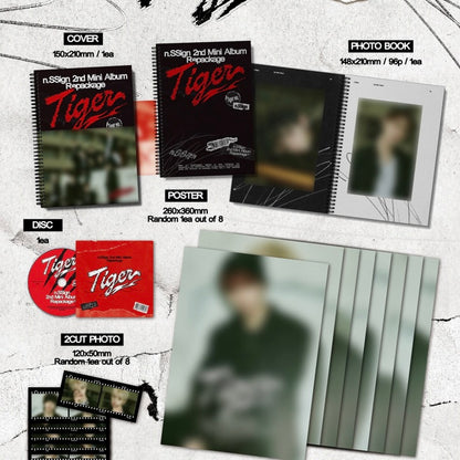 N.SSIGN - 2ND MINI ALBUM REPACKAGE [TIGER] (2 VERSIONS)