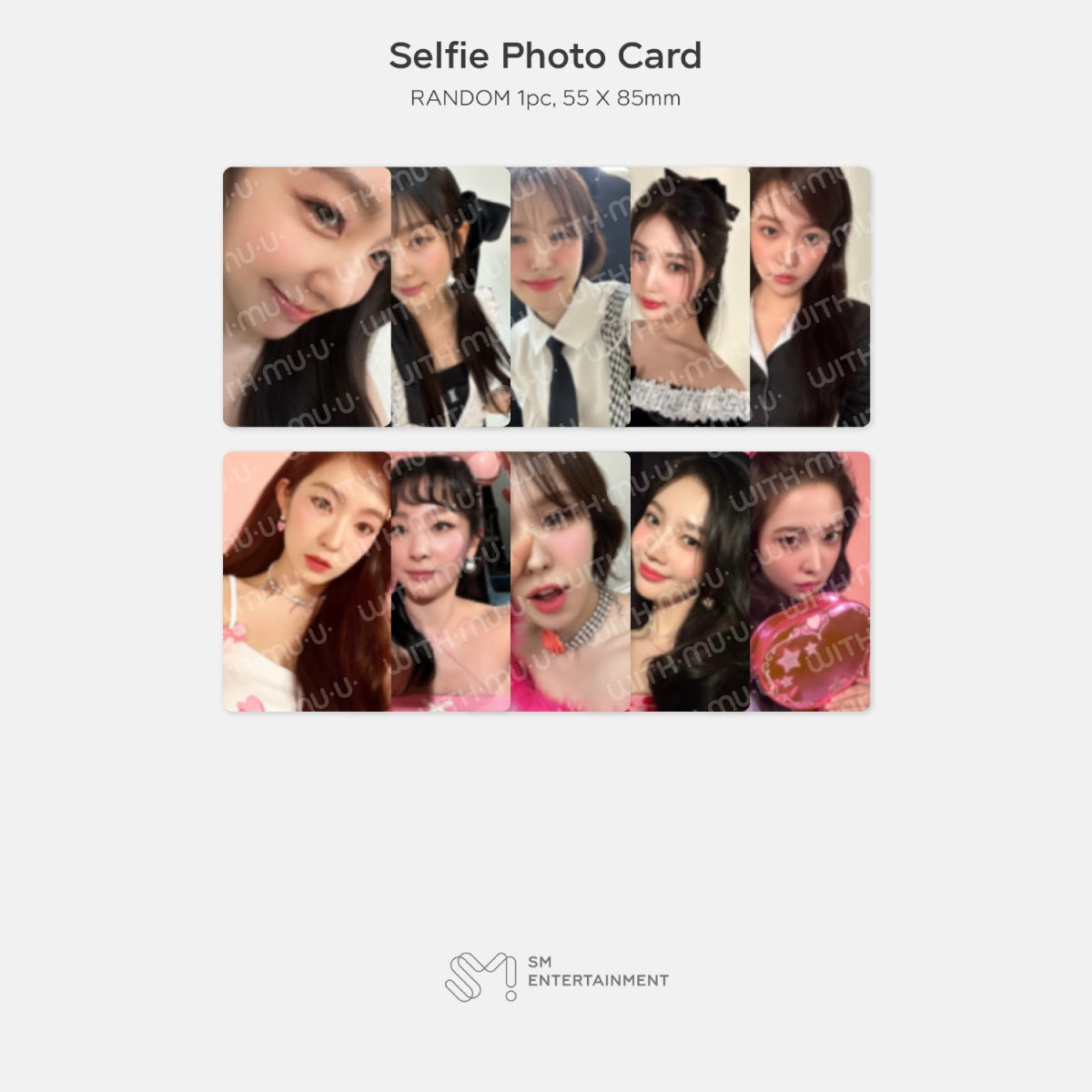 2 PACK SET) RED VELVET - SM SG RANDOM TRADING CARDS – LightUpK