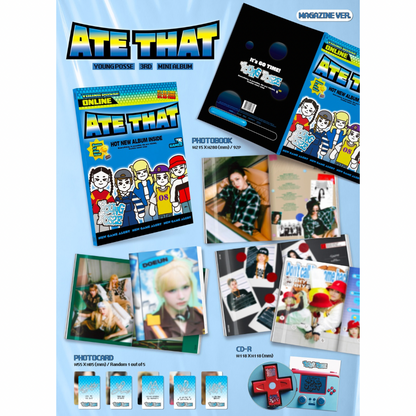 (PRE-ORDER) YOUNG POSSE - EP [ATE THAT] (MAGAZINE VER.) - LightUpK