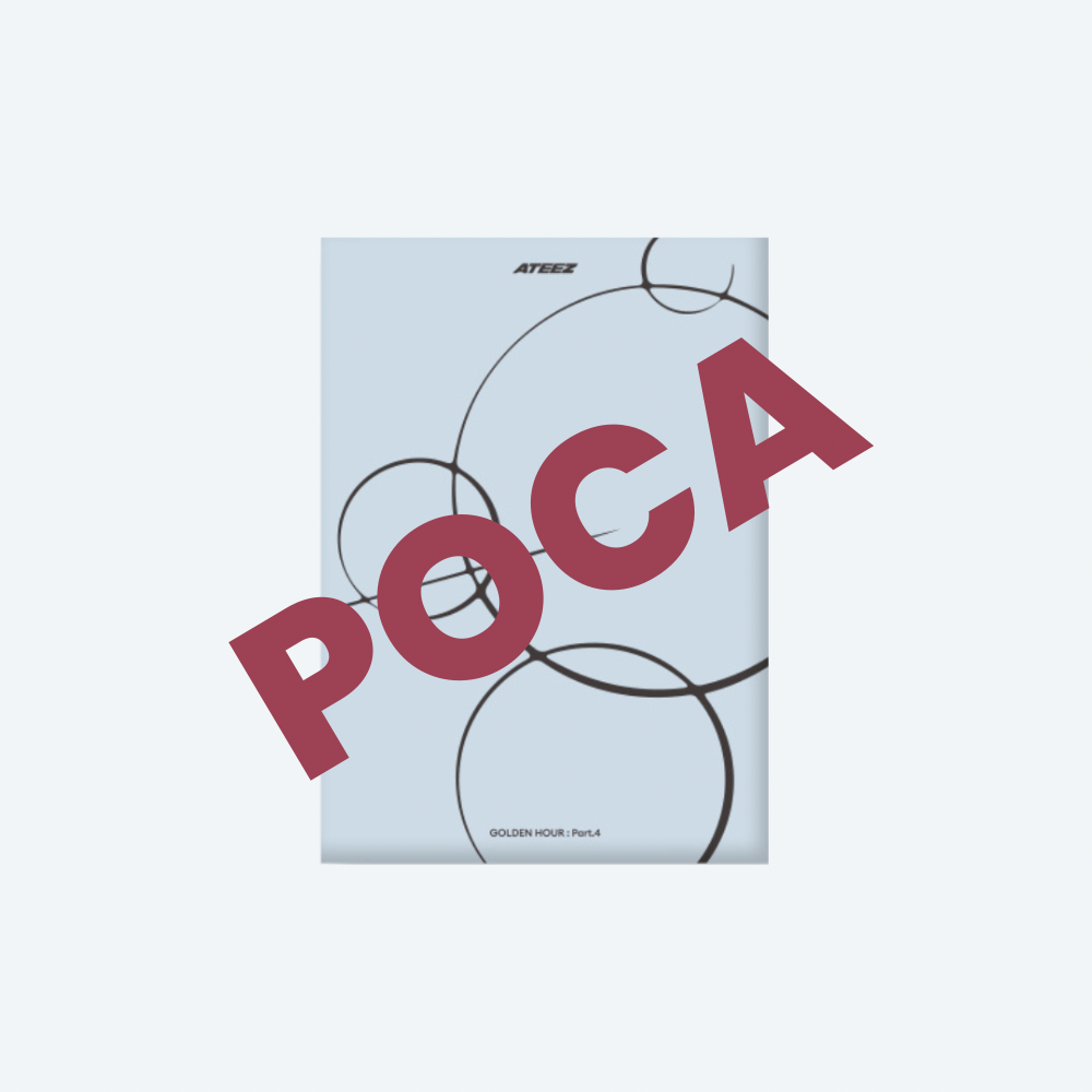 ATEEZ - GOLDEN HOUR : PART.4 POCAALBUM (3 VERSIONS) - LightUpK