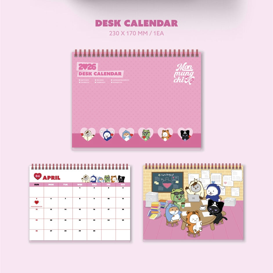 (PRE-ORDER) MONSTA X - MONMUNGCHI X - 2026 SEASON'S GREETINGS