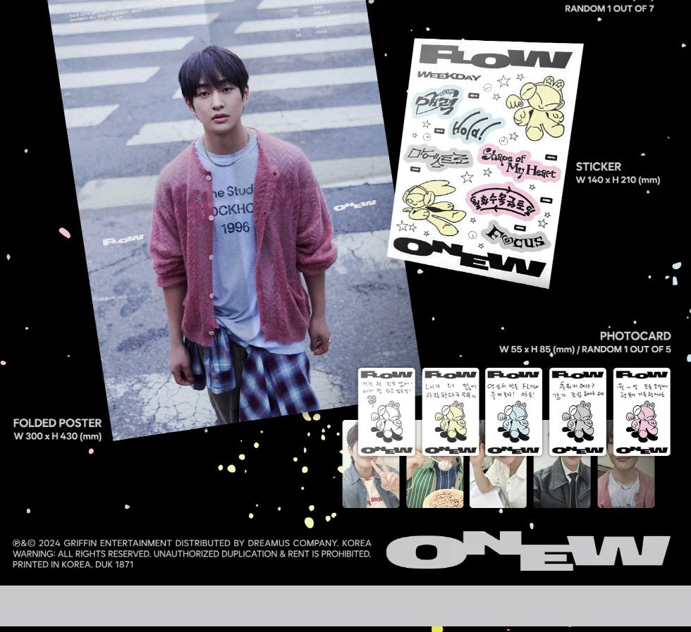 ONEW - 3RD MINI ALBUM [FLOW] (2 VERSIONS)