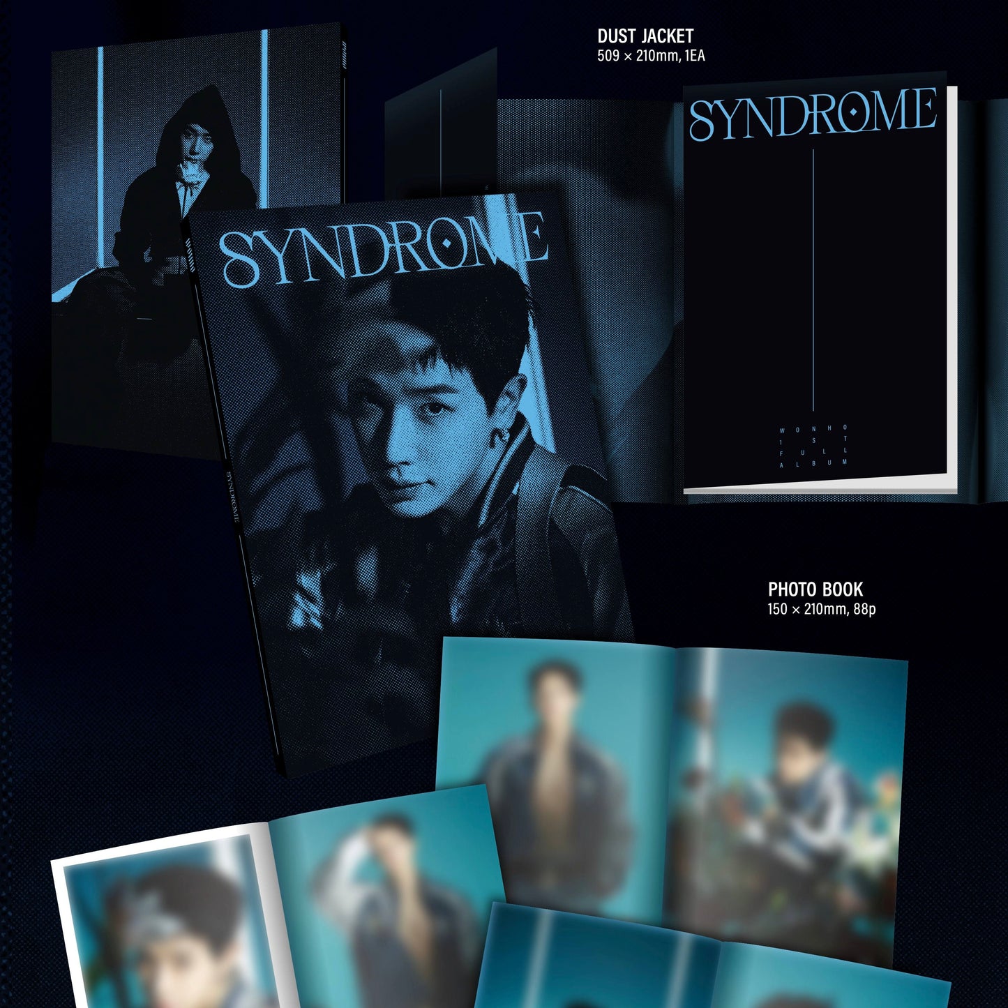 (PRE-ORDER) WONHO - 1ST FULL ALBUM [SYNDROME] (3 VERSIONS) RANDOM - LightUpK