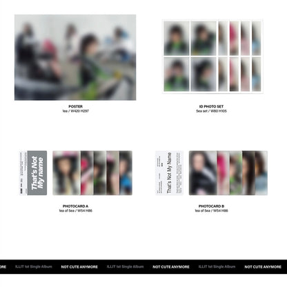 (PRE-ORDER) ILLIT - 1ST SINGLE ALBUM [NOT CUTE ANYMORE] (2 VERSIONS) RANDOM - LightUpK