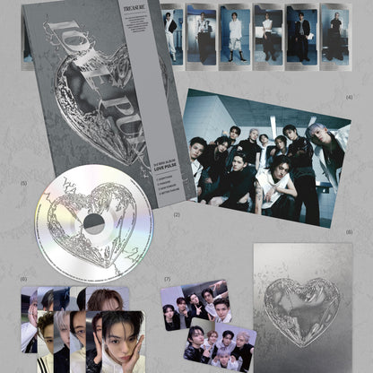 (PRE-ORDER) TREASURE - 3RD MINI ALBUM [LOVE PULSE] (3 VERSIONS) RANDOM - LightUpK