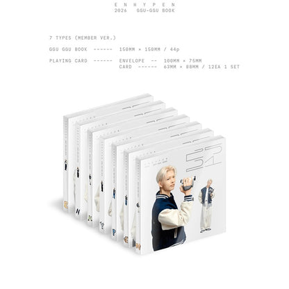 (PRE-ORDER) ENHYPEN - 2026 GGU GGU BOOK (7 VERSIONS)