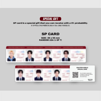 (PRE-ORDER) ENHYPEN - WORLD COUPON CARD COLLECTION (HIGH SCHOOL BASIC VER.) - LightUpK