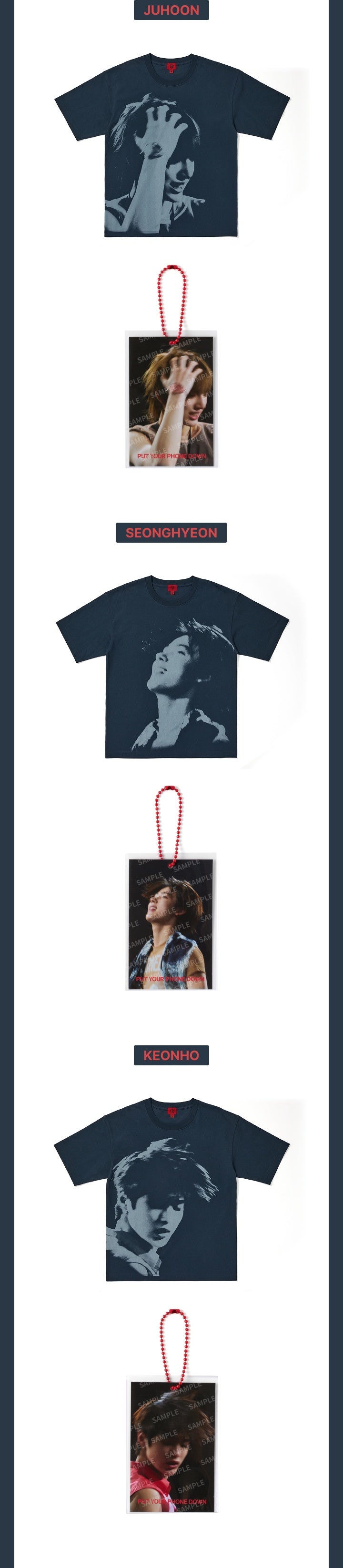(PRE-ORDER) CORTIS - PHOTO T-SHIRT (NAVY) (20 TYPES)