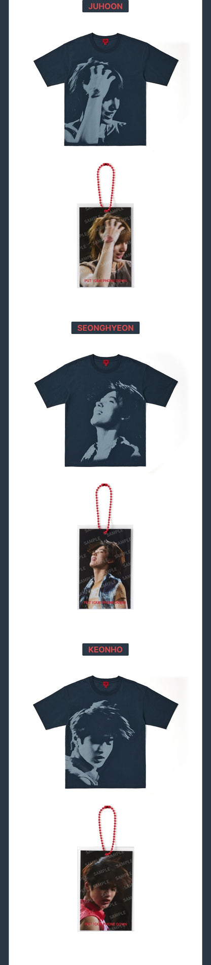 (PRE-ORDER) CORTIS - PHOTO T-SHIRT (NAVY) (20 TYPES)