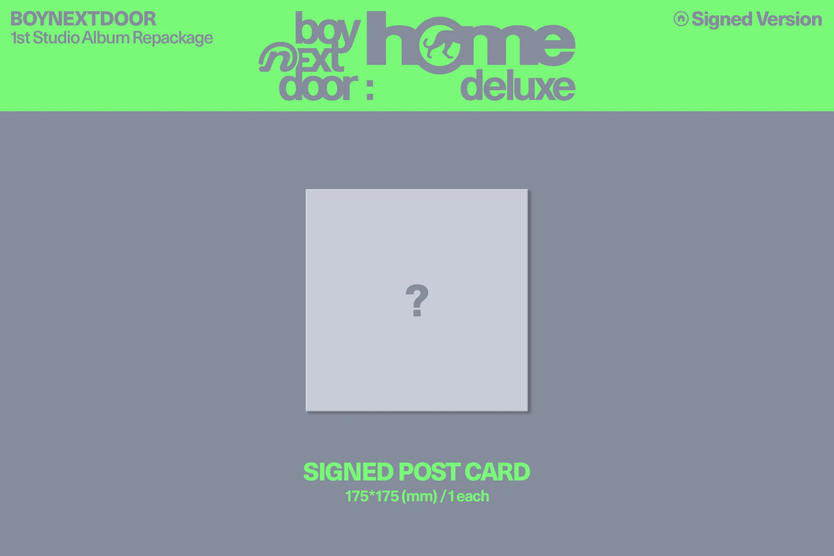(PRE-ORDER) [hello82] [SIGNED] BOYNEXTDOOR - HOME: DELUXE (3 VERSIONS)