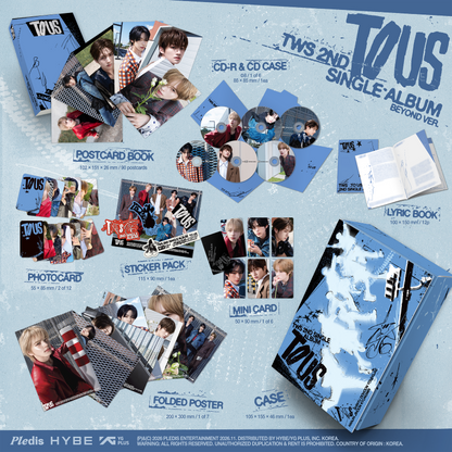 (PRE-ORDER) [hello82] [hello82 EXCLUSIVE] TWS - TWS 2ND SINGLE ALBUM <TO US> (2 VERSIONS)