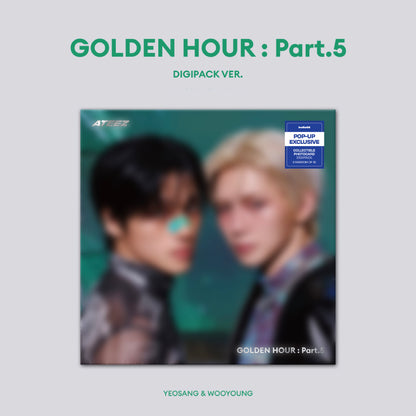(PRE-ORDER) [hello82] [POP-UP EXCLUSIVE] ATEEZ - GOLDEN HOUR : PART.5 UNIT DIGIPACK (4 VERSIONS) RANDOM