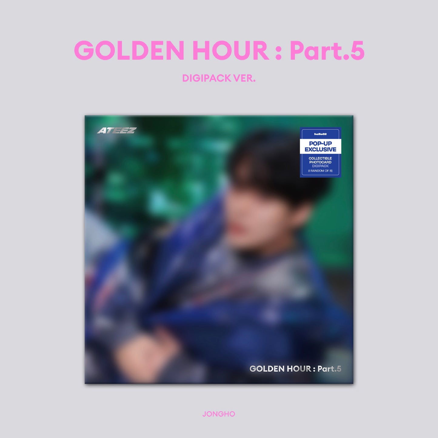 (PRE-ORDER) [hello82] [POP-UP EXCLUSIVE] ATEEZ - GOLDEN HOUR : PART.5 MEMBER DIGIPACK (8 VERSIONS) RANDOM
