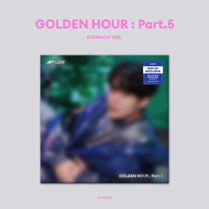 (PRE-ORDER) [hello82] [POP-UP EXCLUSIVE] ATEEZ - GOLDEN HOUR : PART.5 MEMBER DIGIPACK (8 VERSIONS) RANDOM