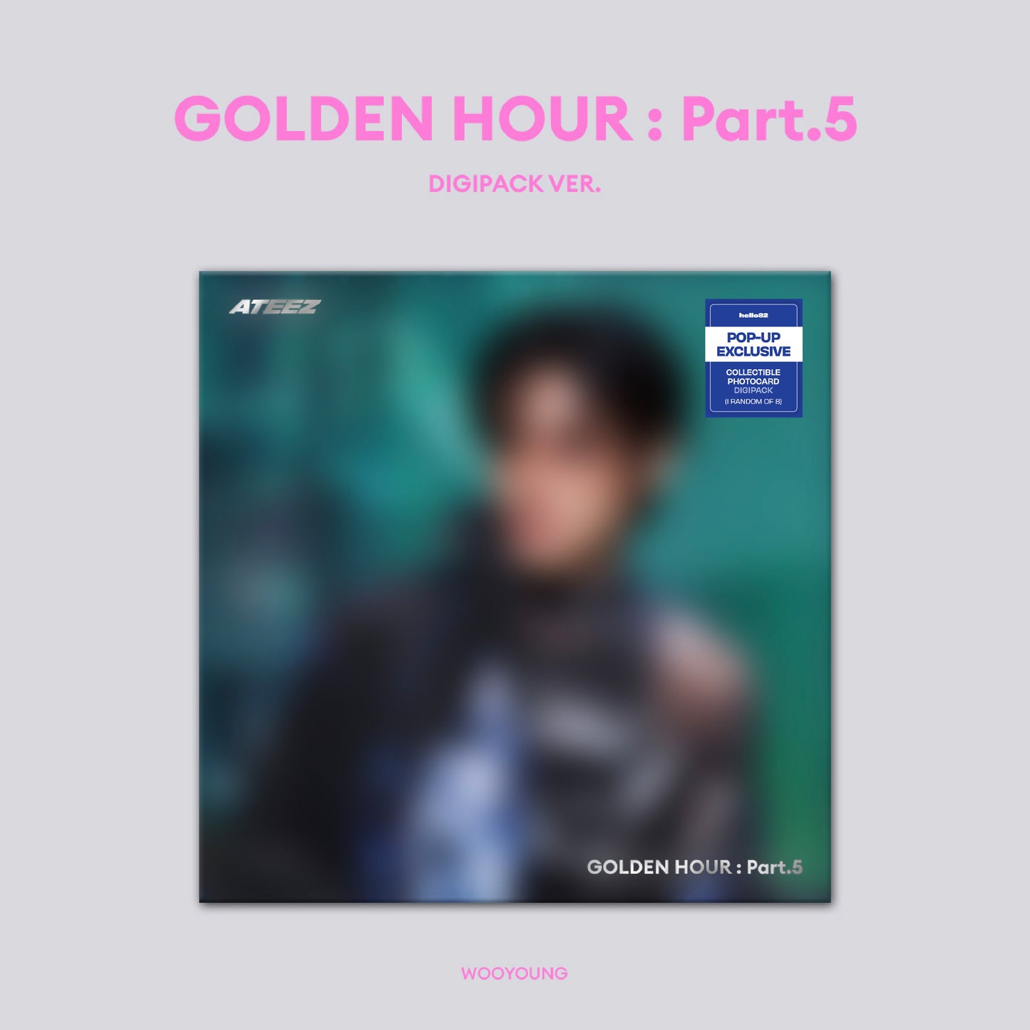 (PRE-ORDER) [hello82] [POP-UP EXCLUSIVE] ATEEZ - GOLDEN HOUR : PART.5 MEMBER DIGIPACK (8 VERSIONS) RANDOM