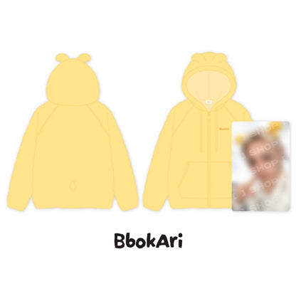 (PRE-ORDER) STRAY KIDS - SKZOO FLEECE HOOD ZIP-UP - RUN IT (8 VERSIONS)