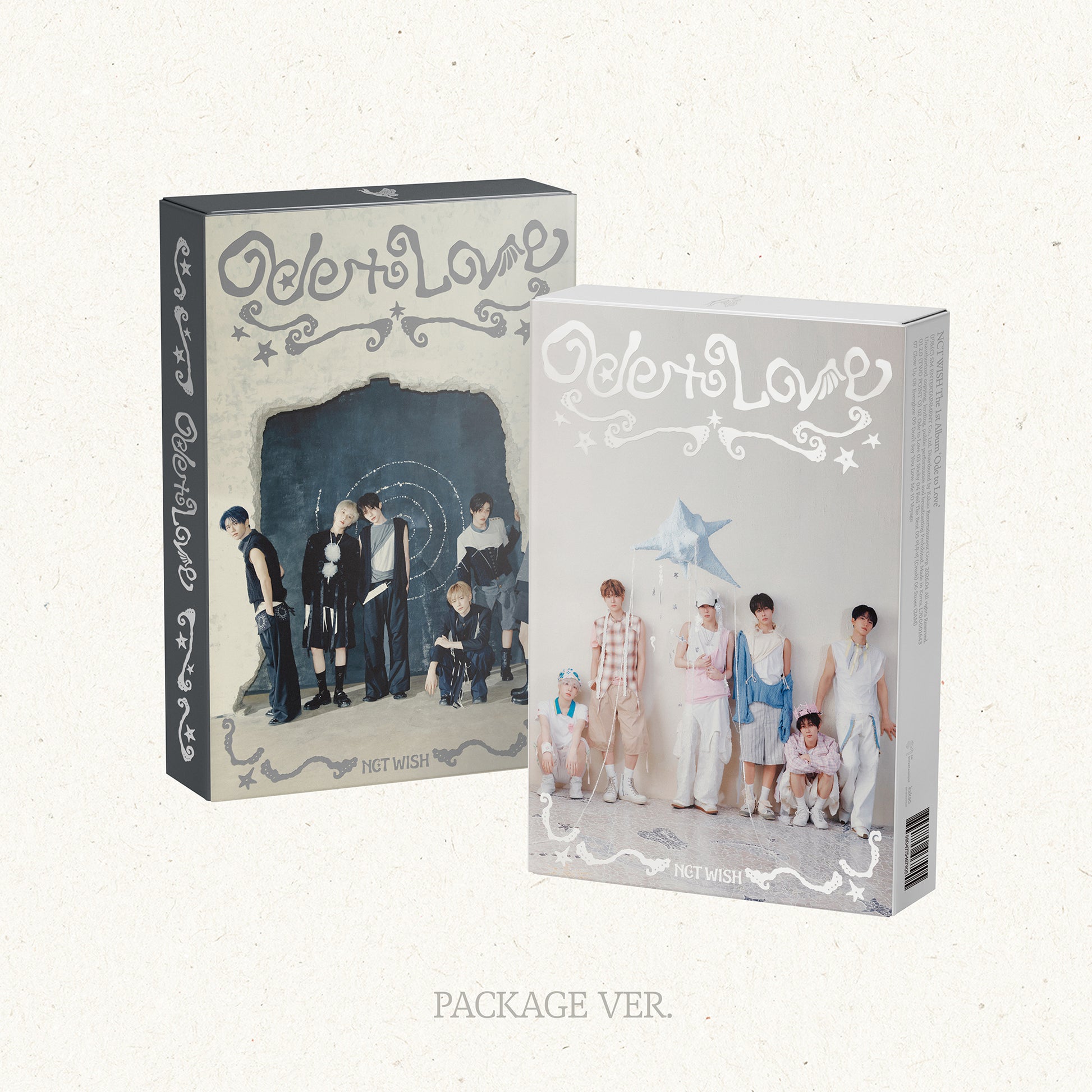(PRE-ORDER) NCT WISH - 1ST ALBUM [ODE TO LOVE] (PACKAGE VER.) (2 VERSIONS) RANDOM - LightUpK