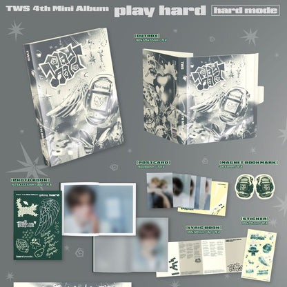(PRE-ORDER) TWS - 4TH MINI ALBUM [PLAY HARD] (2 VERSIONS) RANDOM - LightUpK
