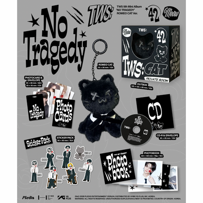 (PRE-ORDER) TWS - 5TH MINI ALBUM [NO TRAGEDY] ROMEO CAT VER. - LightUpK