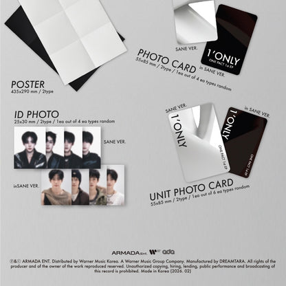 (PRE-ORDER) ONE PACT - 1ST EP [1'ONLY] (2 VERSIONS) RANDOM - LightUpK