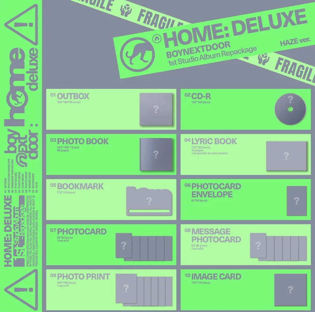 (PRE-ORDER) BOYNEXTDOOR - HOME: DELUXE (3 VERSIONS) RANDOM