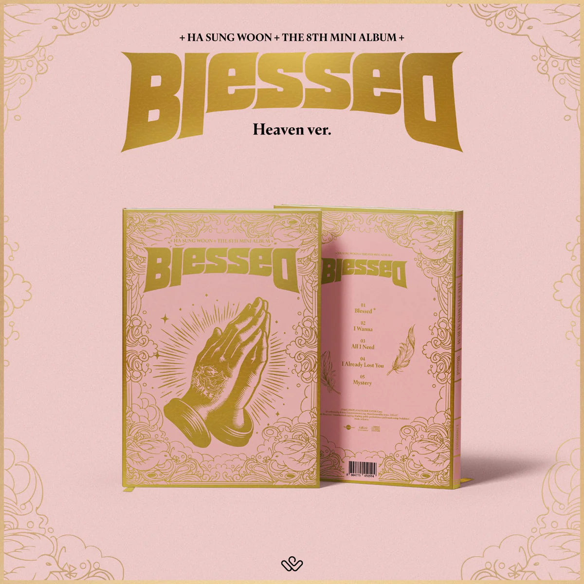 HA SUNG WOON - 8TH MINI ALBUM [BLESSED] (PHOTOBOOK) (2 VERSIONS)