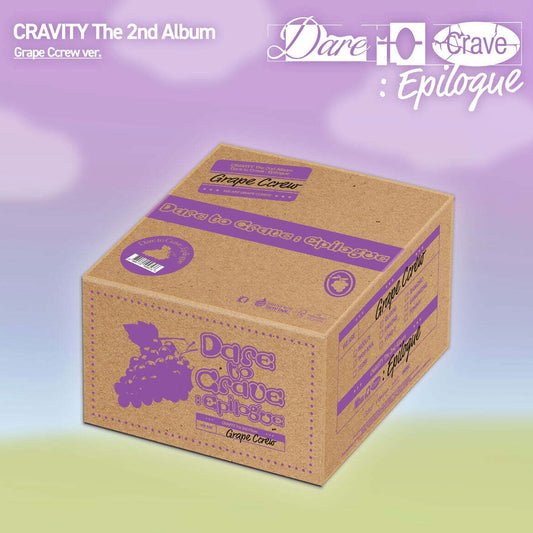 CRAVITY - 2ND ALBUM [DARE TO CRAVE : EPILOGUE] (GRAPE CCREW VER.) RANDOM