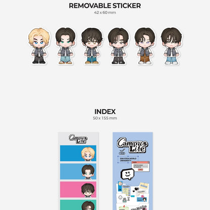 (PRE-ORDER) ENHYPEN - WORLD COUPON CARD COLLECTION (CAMPUS LIFE SPECIAL VER.) - LightUpK