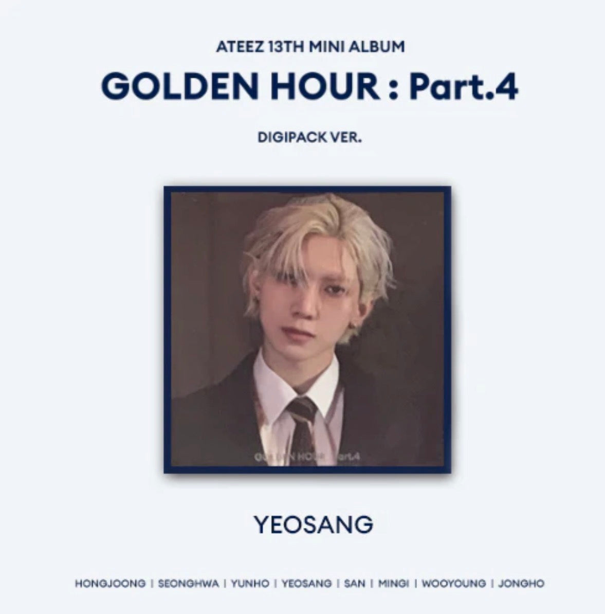 ATEEZ - GOLDEN HOUR : PART.4 MEMBER DIGIPACK (8 VERSIONS) - LightUpK